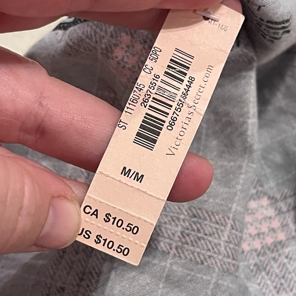 Victoria’s Secret net pink black plaid panties - Picture 4 of 6